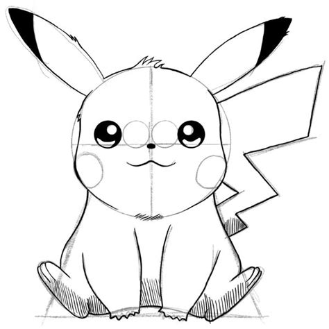 desenho do pikachu de desenhar|COMO DESENHAR O PIKACHU